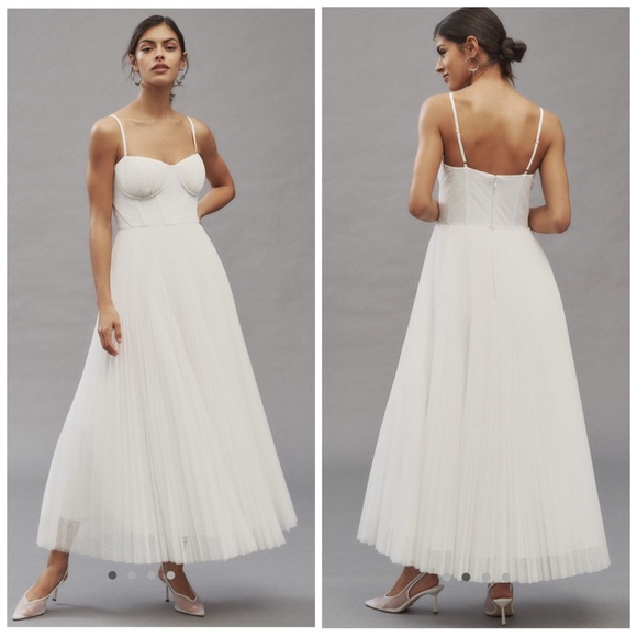 Anthropologie | Dresses | Anthropologie Hutch Amara Corset Pleated ...